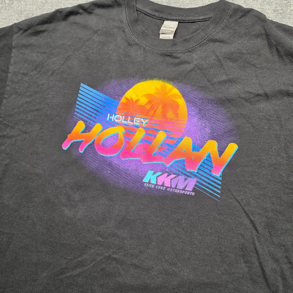 Holley Hollan #67 Keith Kunz Motorsports KKM Racing Shirt Mens 2XL Gildan R&R